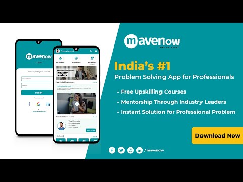 Mavenow: App for Professionals