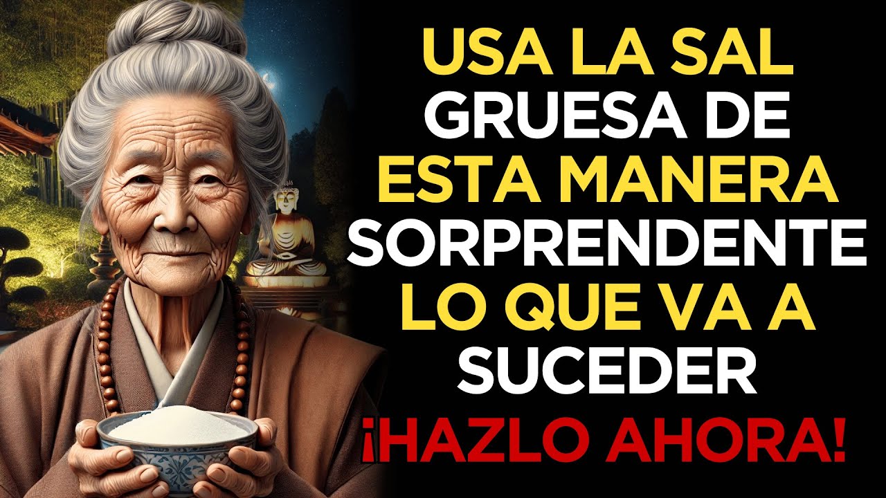 5 Secretos de la Limpieza con Sal Gruesa: Atrae Abundancia y Aleja la Mala Suerte 💵🔮 Sabiduria Zen