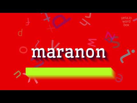 How to say "maranon"! (High Quality Voices)