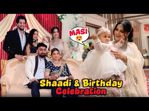 Komal ke ghar gye shaadi pe 😍 | Janvi mili apni massi se ❤️