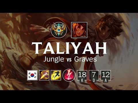 Taliyah Jungle vs Graves - KR Challenger Patch 8.11