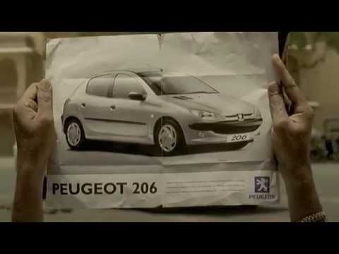 Publicité Peugeot 206 - « Le sculpteur » (45s) - 2002 ( www.feline.cc )