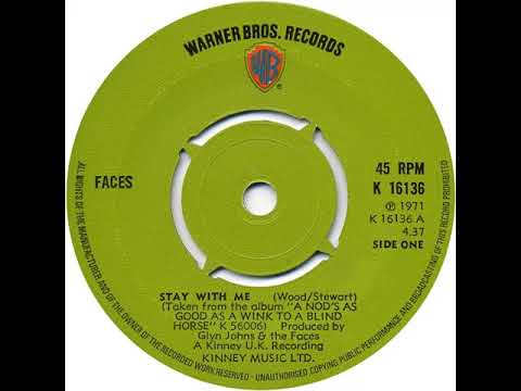 UK New Entry 1971 (224) Faces - Stay With Me
