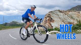 Riding Tadej's new wheels on Tour de France mountain stages