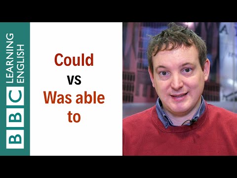 Could vs Was able to - English In A Minute