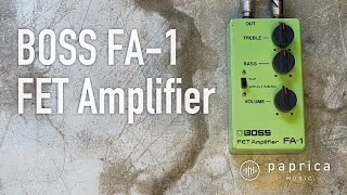 Video thumbnail for BOSS FA-1 FET Amplifier by paprica music