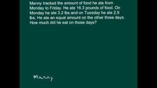 Tape Diagrams and Decimals