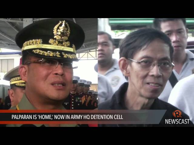 Palparan is ‘home,’ now in Army HQ detention cell