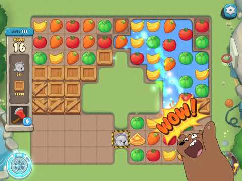 We Bare Bears - Match3 Repairs - Level 111 (by match3news.com)