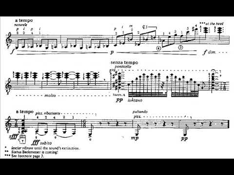 Alberto Ginastera - Sonata for Guitar, Op. 47 (1976) [Score-Video]