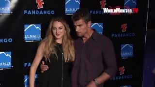 Shailene Woodley, Theo James arrive at Summit Entertainment's Comic Con Red Carpet
