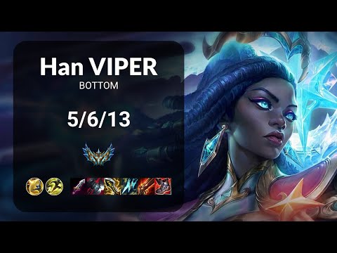 Han Viper Senna vs Tristana BOTTOM - KR CHALLENGER Patch 15.10