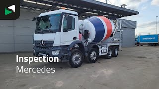 شاحنة خلط الخرسانة Mercedes-Benz Arocs 3240 Arocs 8X4 9m3 Stetter Mixer Steel suspension Automati | صورة 4 - Machineryline