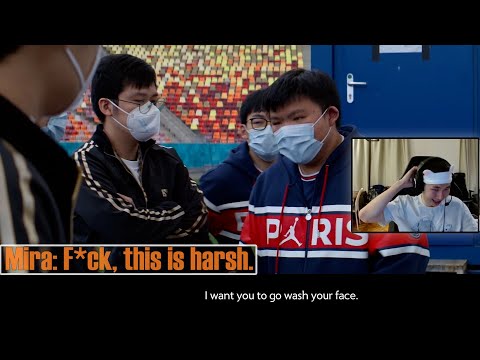 TORONTOTOKYO, Collapse & Mira's reaction to Xiao8 telling XinQ to "go wash your face"