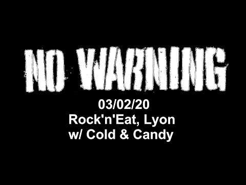 No Warning (Full Live Set) @Rock'n'Eat, Lyon (02/02/20)