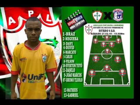 FICHA TÉCNICA DA PORTUGUESA LONDRINENSE CONTRA O CIANORTE.