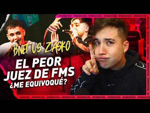 BNET VS ZASKO - La batalla que me costó una polémica gorda - ANÁLISIS FMS ESPAÑA J05