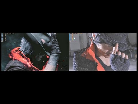 Devil May Cry 5 Dante Dance Game vs Live Action Comparison