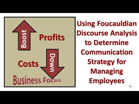 Using Foucauldian Discourse Analysis to Determine Communication Strategy for Managing Employees