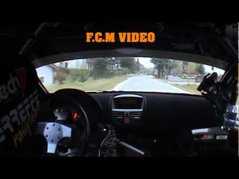 CameraCar Rally Ronde Pietra di Bagnolo 2011 Chiomio - Sesia Peugeot 207 Super 2000