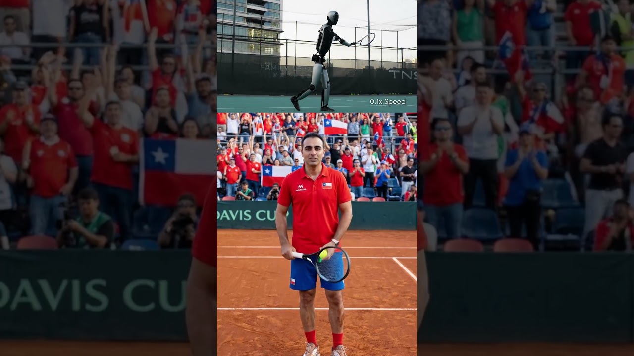 El futuro del tenis y el deporte con IA🎾🤖 Este robot entrena contigo sin cansarse y sin fallar jamás