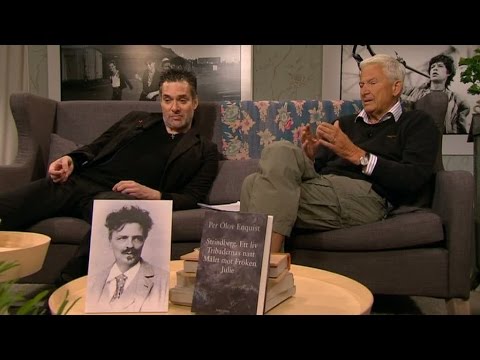 P.O. Enquist diskuterar Strindberg med Thorsten Flinck - Malou Efter tio (TV4)