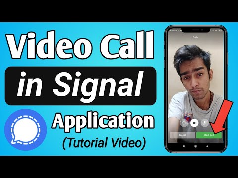 How to Video call in Signal App || Signal App mai video calling kaise kare