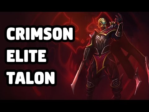 CRIMSON ELITE TALON SKIN SPOTLIGHT - LEAGUE OF LEGENDS
