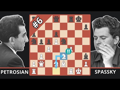 Petrosian's World Championship Immortal! - Best Of The 60s - Petrosian vs. Spassky, 1966