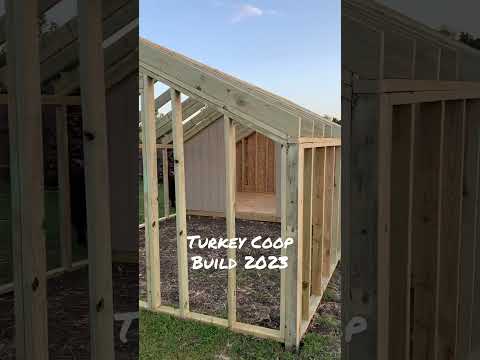 Turkey Coop Build 2023 #construction #coop
