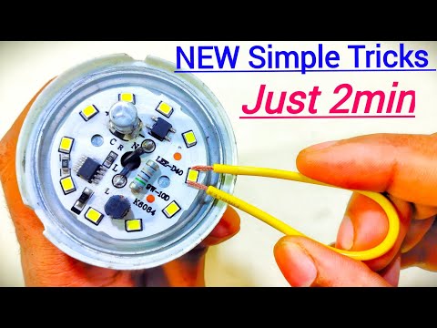 how to repair led bulb with simple process 💡 💡 💡 🔥 🔥 🔥