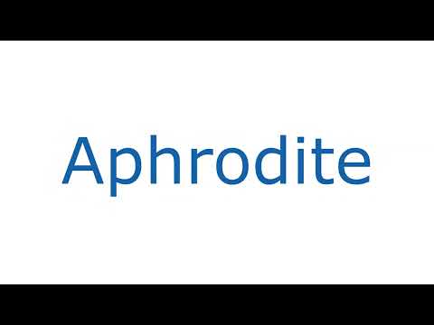 How To Pronounce Aphrodite With Greek Accent