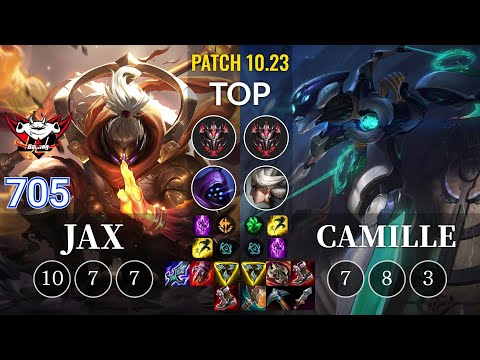 JDG 705 Jax vs Camille Top - KR Patch 10.23