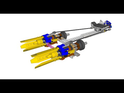 Lego 75258 Anakin's Podracer – 20th Anniversary Edition 3D Sketchup