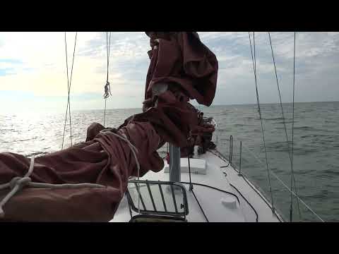 Alberg 37  on Anchor a few miles west of Anclote Key (FL)