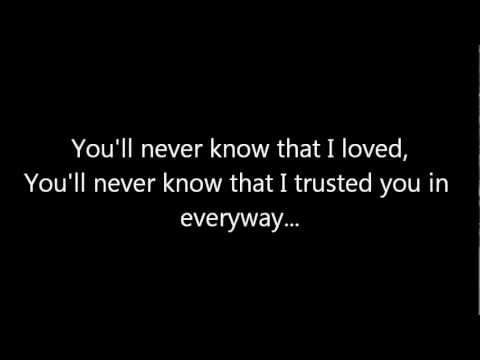 You'll Never Know video