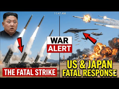 11:47 AM - North Korea Attacked Tokyo With 6 Missiles - What Happened 38 Minutes Later Shocked Kim