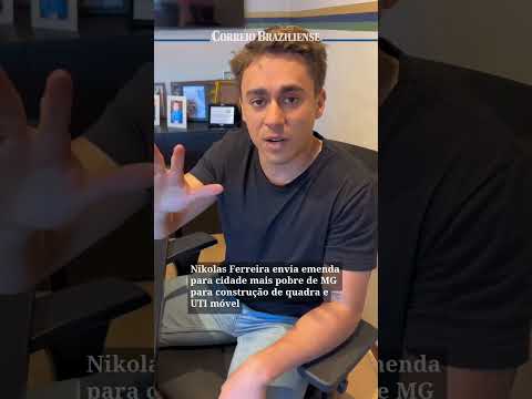 NIKOLAS FERREIRA ENVIA EMENDA PARA CIDADE MAIS POBRE DE MG PARA CONSTRUÇÃO DE QUADRA E UTI MÓVEL
