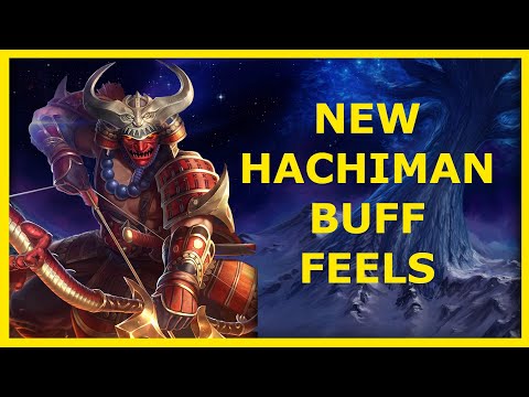 HOW NEW HACHIMAN BUFF FEELS [SMITE CONQUEST]