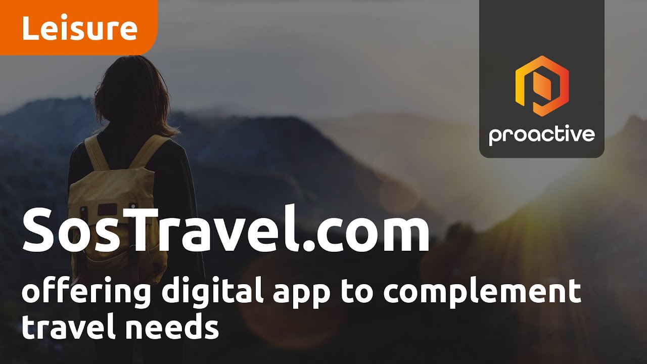 SosTravel.com offering digital app to complement travel needs