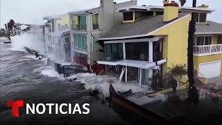 Simón y los remanentes de Isaías dejan estragos en México y en el Sur de EE.UU. | Noticias Telemundo
