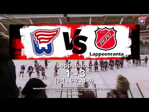 Warkis/PiPS vs PEPO -Maalikooste -Luode Areena, Varkaus (13.10.2019)