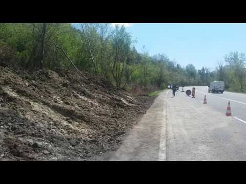 Alunecare teren in Campina, Prahova