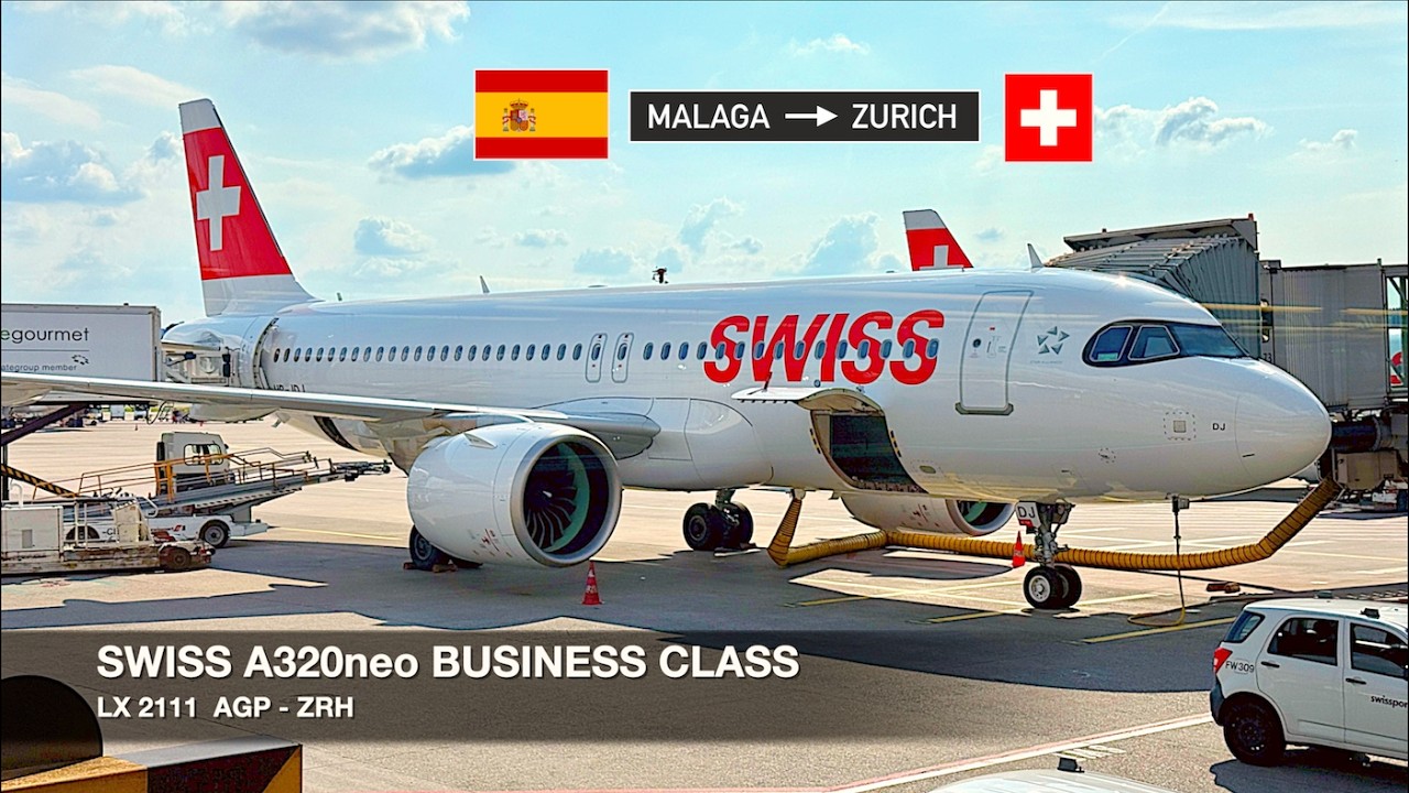 SWISS HOSPITALITY AT ITS FINEST! | SWISS A320neo BUSINESS CLASS | Málaga ✈ Zürich