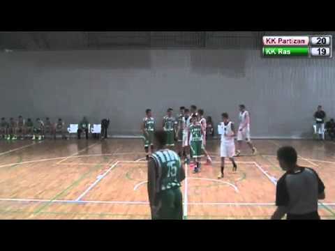 03.10.2014. KK Partizan - KK Ras 1 pol.