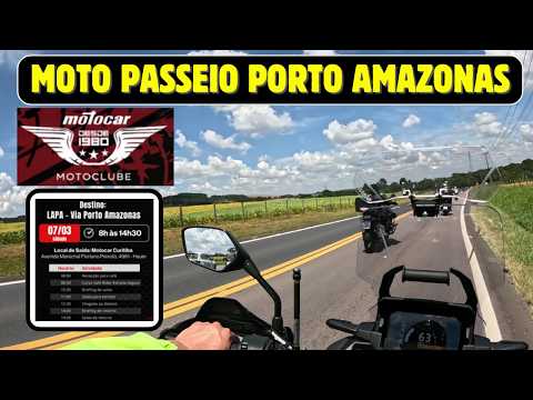 Moto Passseio Saindo de Curitiba Até a Lapa Passando Por Porto Amazonas Concessionária Honda Motocar