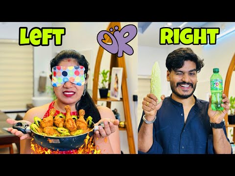 LEFT OR RIGHT BLIND COOKING CHALLENGE 🤯