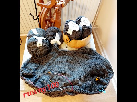 985**My Project RVO **Sweater in size L-XL* Calculating stitches**Tutorial *Handicraft