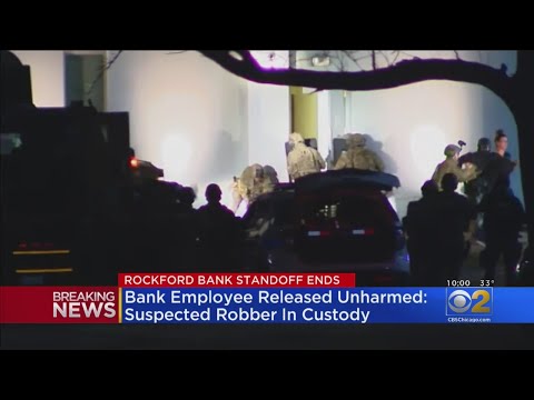 Hostage Standoff At Bank Over