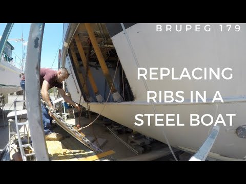 Replacing Ribs in A Steel Boat - Project Brupeg Ep. 179